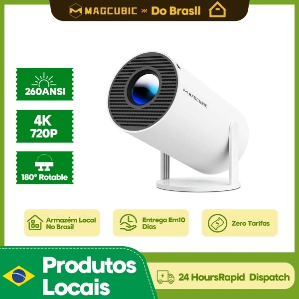 Projecteur Magcubic HD 4K - Votre Smart Tv Portative - Android avec Wifi